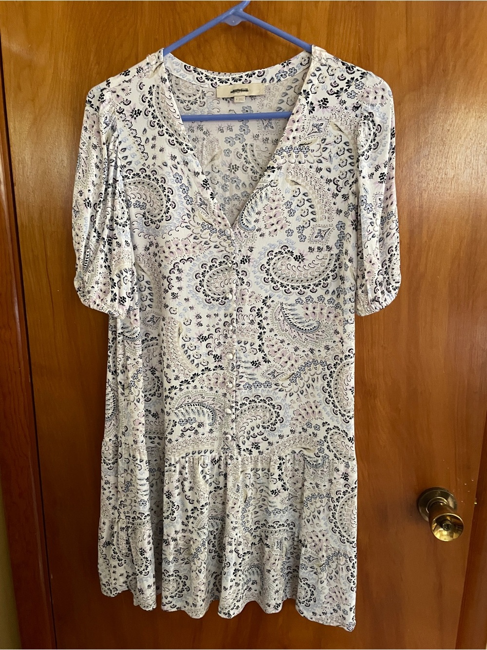 Loft paisley print dress